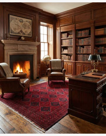 8' 2 x 11' 3 Hand Knotted Khal Mohammadi Wool Rug