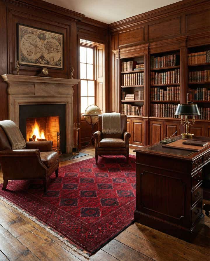 8' 2 x 11' 3 Hand Knotted Khal Mohammadi Wool Rug