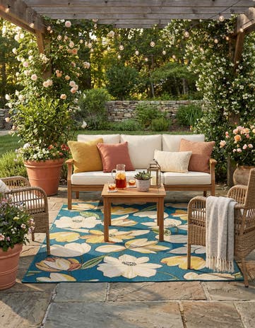 6' x 9' Easy-Clean Baja Indoor / Outdoor Rug