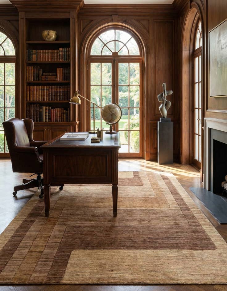 Detail image of  6' 6 x 9' 9 Juma Wool Rug