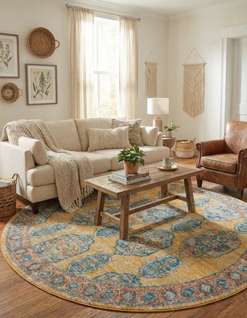 7' 10 x 7' 10 Lola Round Rug