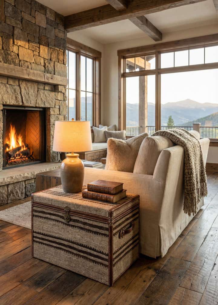 1' 2 x 2' 5 Hand Knotted Furniture Trunk