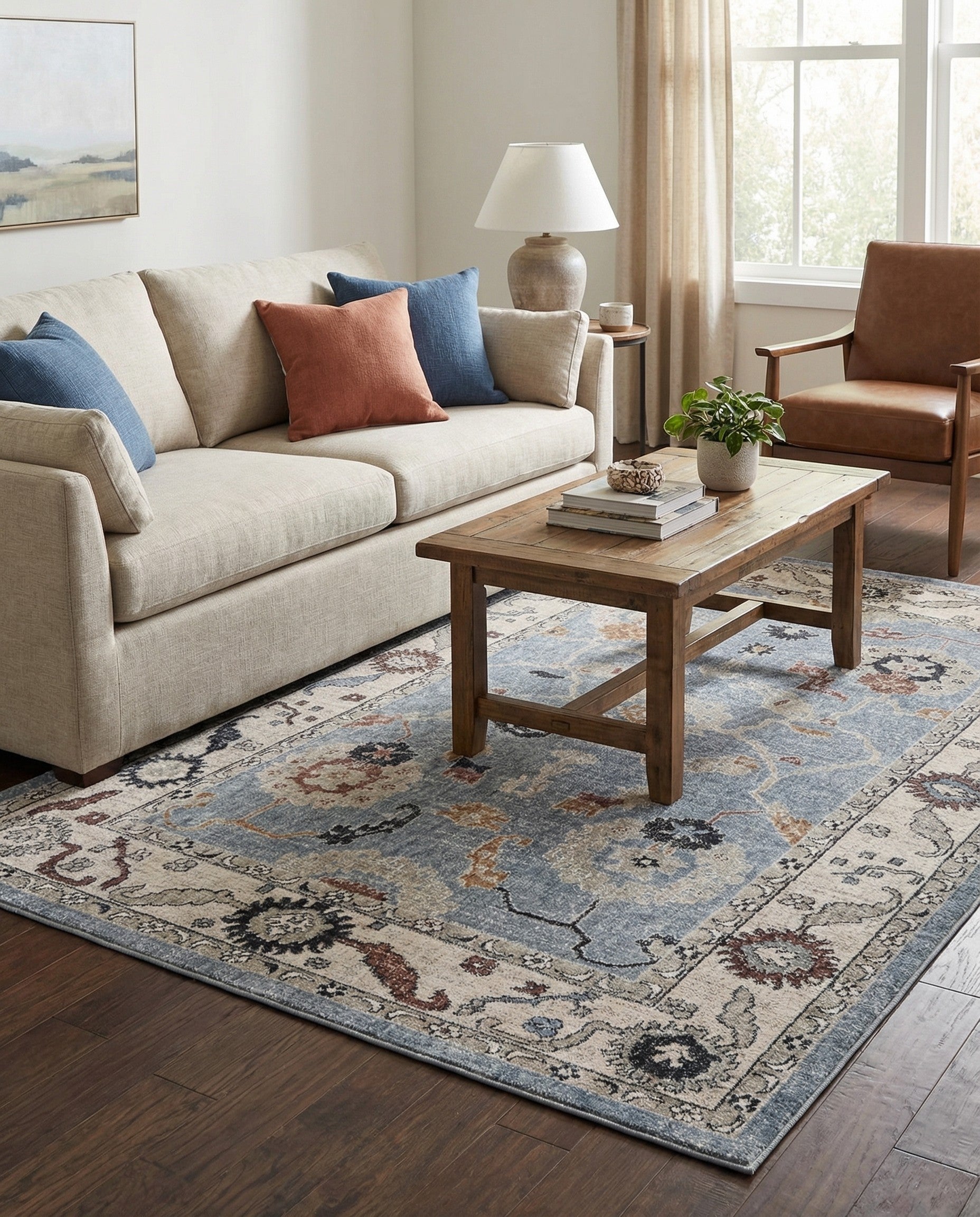 5' 3 x 8' Eco Traditional Rug