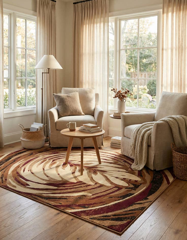 Detail image of 5' 3 x 8' Cafe Rug