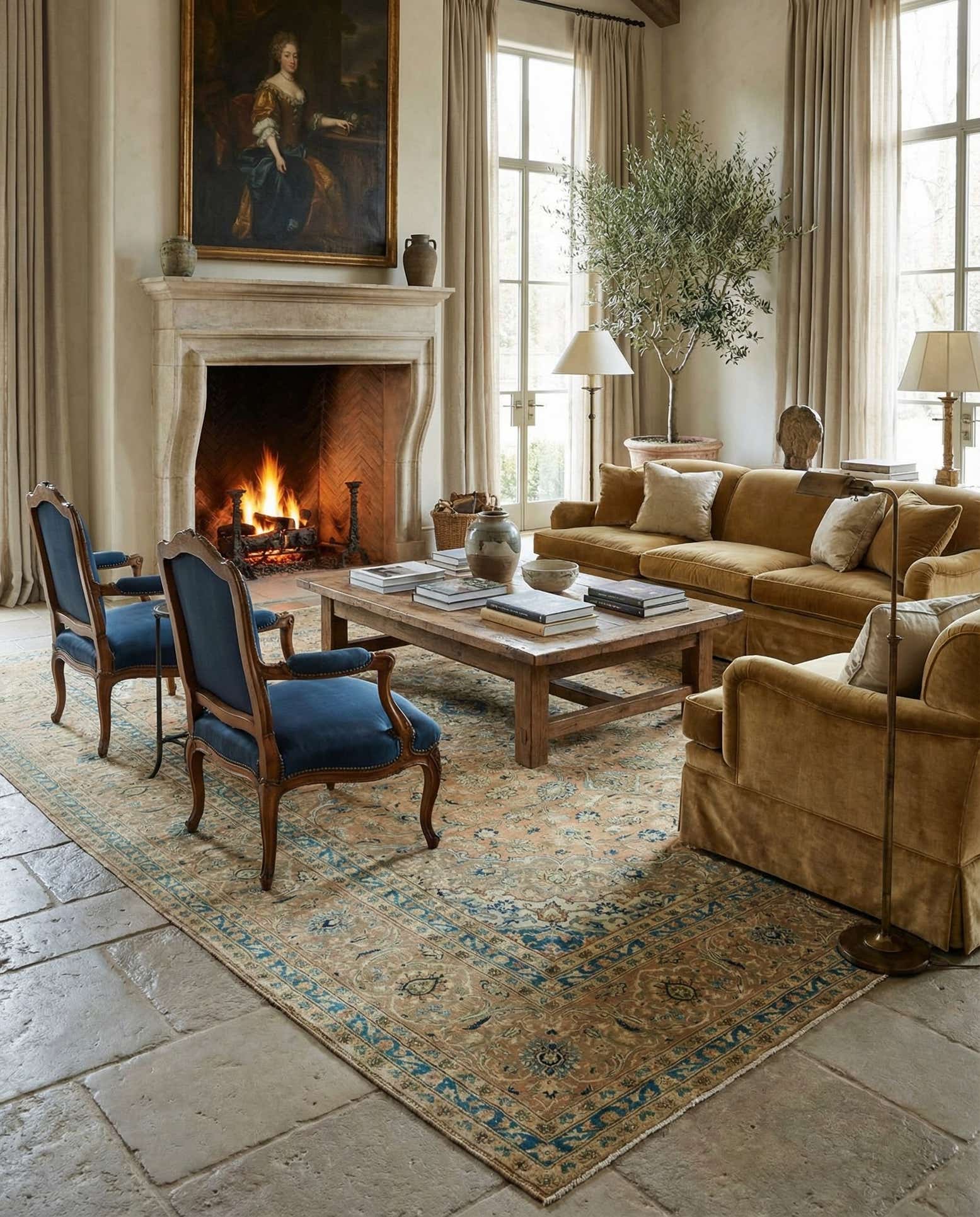9' 6 x 13' Hand Knotted Ultra Vintage Persian Wool Rug