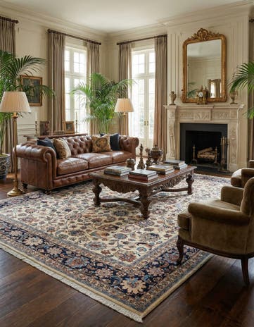 9' 10 x 12' 8 Hand Knotted Mashad Persian Wool Rug
