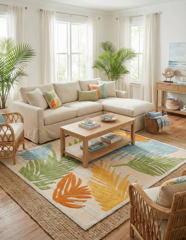 Detail image of 7' 10 x 10'  Washable Aruba Indoor / Outdoor Rug