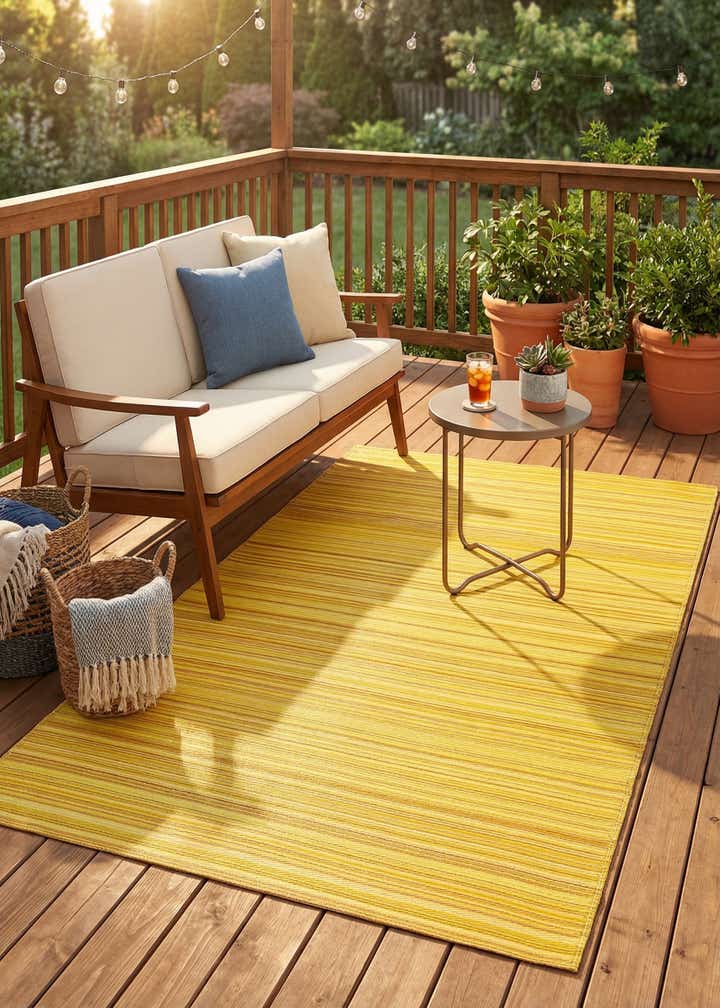 5' x 8' Easy-Clean Vista Breeze Indoor / Outdoor Rug