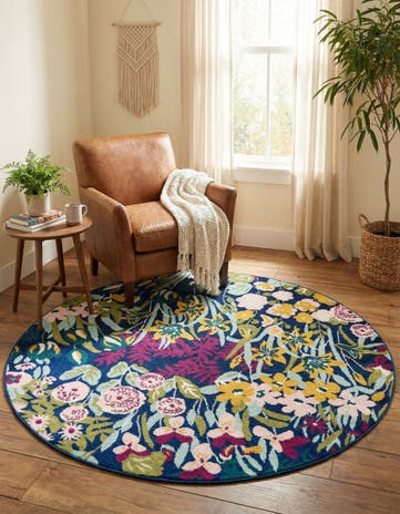 6' x 6' Bloom Round Rug