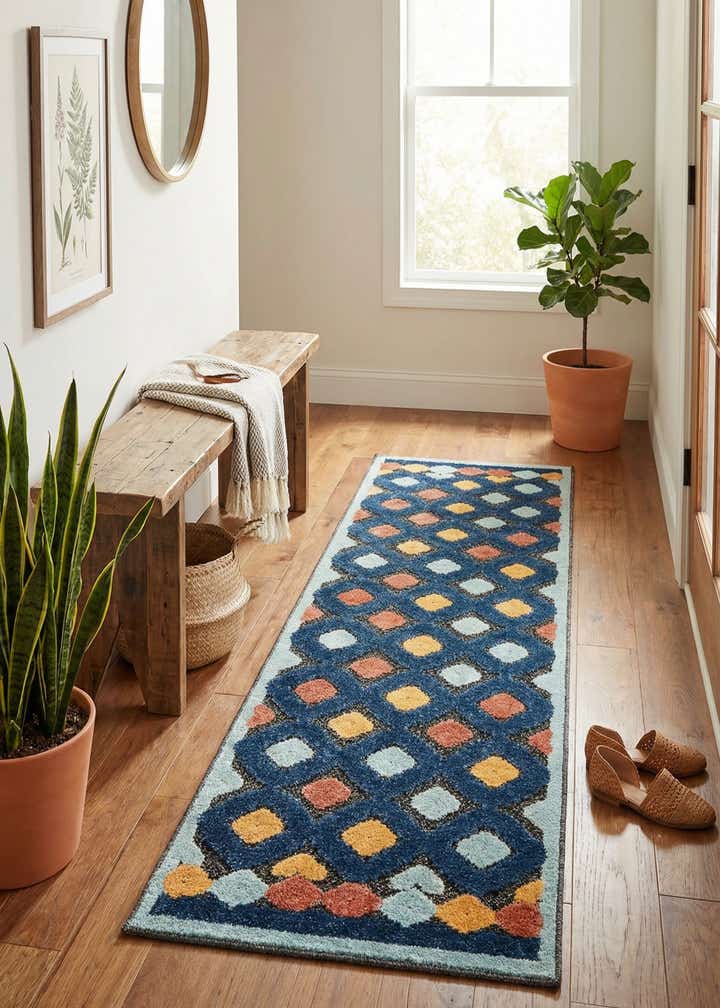 2' x 6' Easy-Clean Belize Indoor / Outdoor Runner Rug