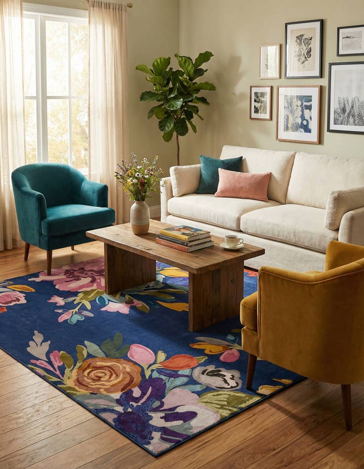 Detail image of 7' 10 x 10' Blossom Rug