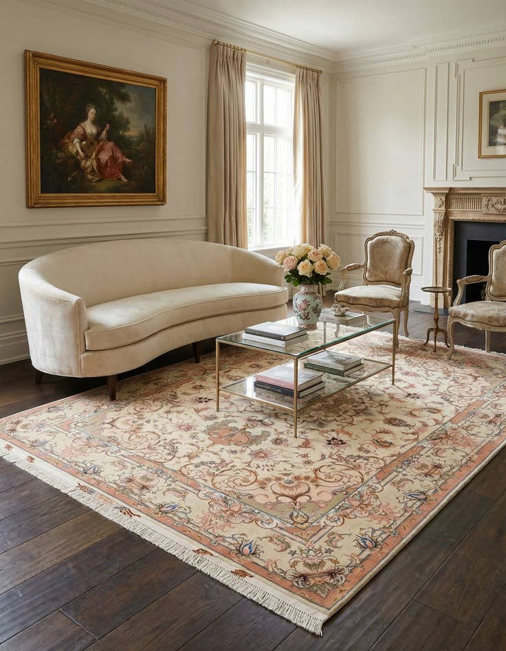 Detail image of  5' x 6' 11 Tabriz Rug