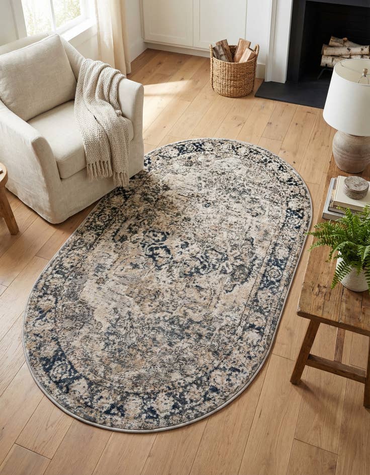 Detail image of 3' 1 x 5' 3 Oregon Oval Rug