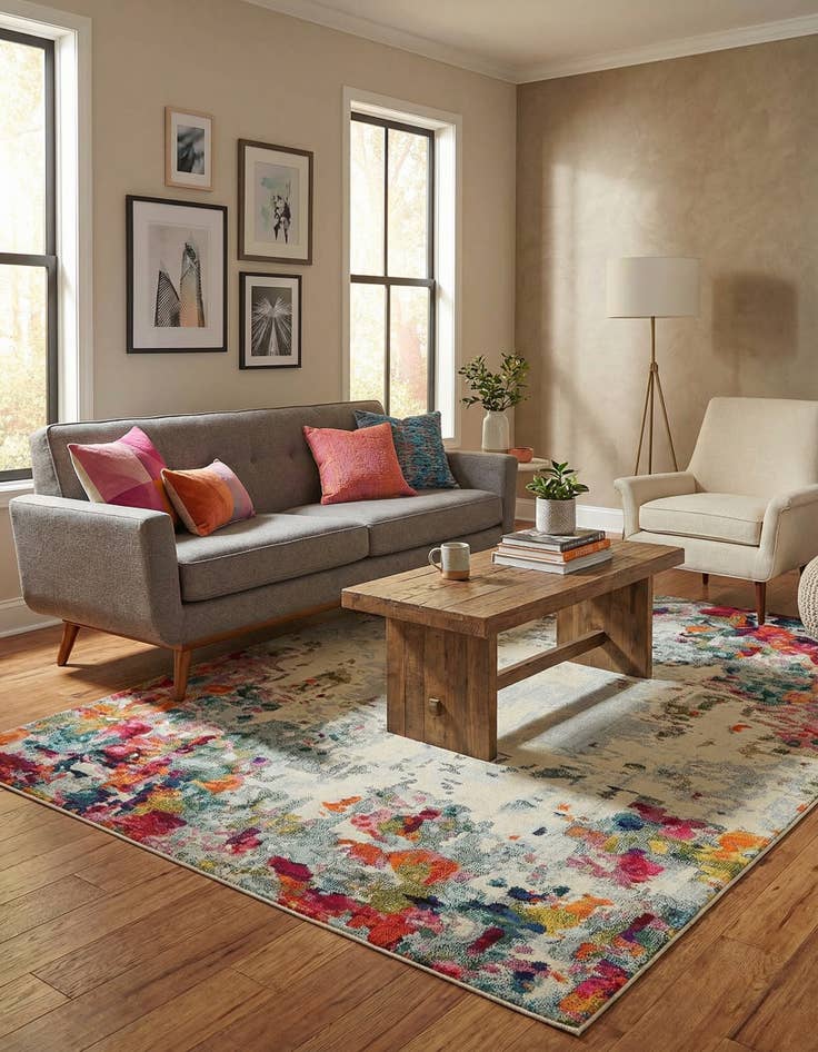 Detail image of  8' x 10'  Washable Theia Rug