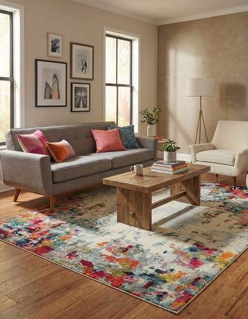 8' x 10' Washable Theia Rug