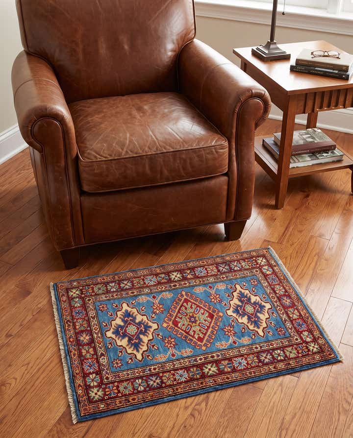 65cm x 95cm Handgeknüpft Kazak Teppich