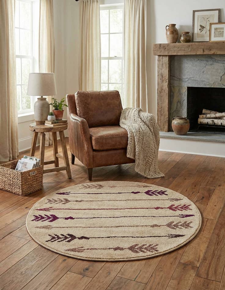 Detail image of  3' x 3' Equinox Round Rug