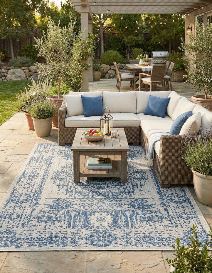 10' x 13' Easy-Clean Traditional Indoor / Ou...