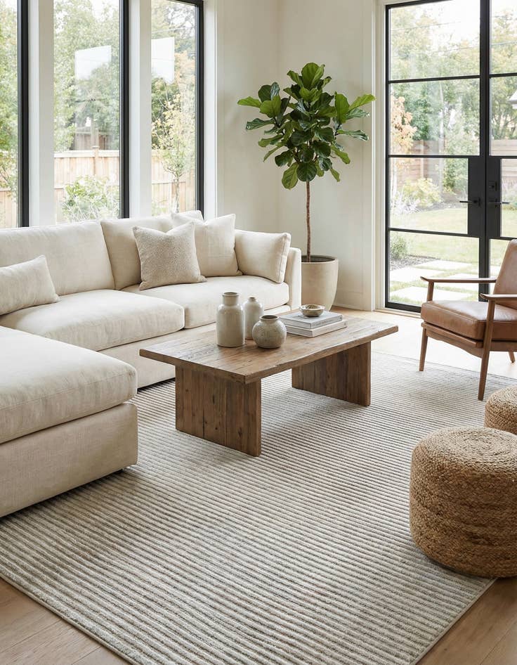 Detail image of 10' x 14' Easy-Clean Sabrina Soto Indoor / Outdoor Rug