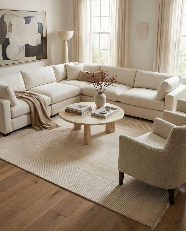 7' 11 x 9' 10 Hand Knotted Darya Wool Rug