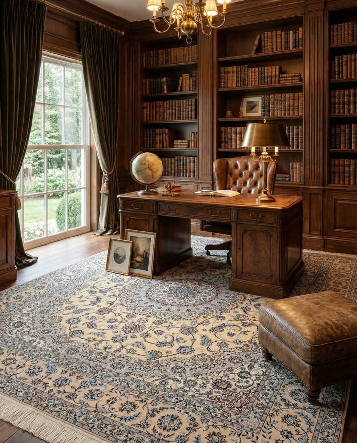 Detail image of 8' 7 x 10' Nain Rug