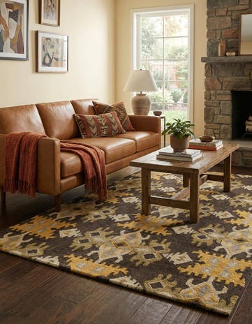 5' x 8' Luna Wool Rug