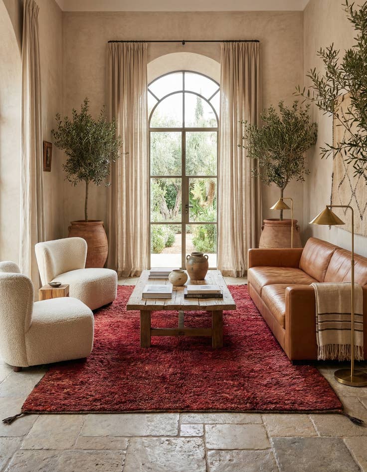 Detail image of 6' 4 x 10' 7 Berber Rug