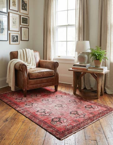 3' 5 x 6' Hand Knotted Ultra Vintage Persian Wool Rug