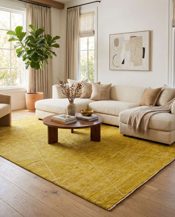 8' 11 x 11' 11 Hand Knotted Moroccan Wool Rug