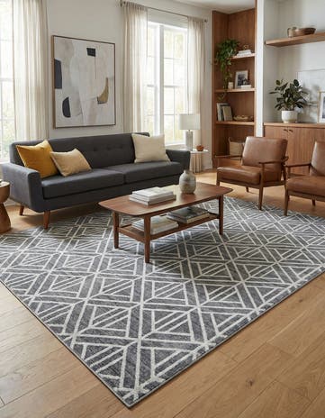 9' x 12' 2 Lattice Trellis Rug
