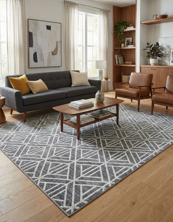 9' x 12' 2 Lattice Trellis Rug