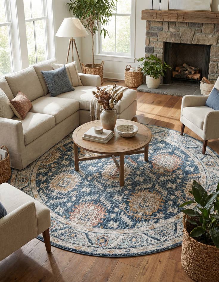 Detail image of 10' x 10' Nyla Round Rug