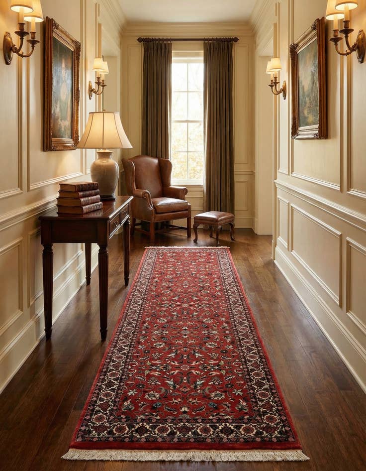 Detail image of 2' 8 x 9' 10 Bidjar Wool Runner Rug