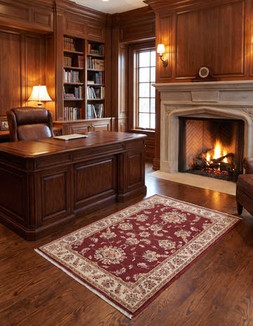 3' 5 x 5' 5 Hand Knotted Ziegler Rug