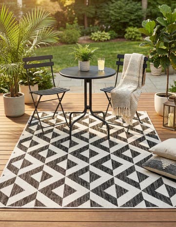 4' x 6' Easy-Clean Jill Zarin Napa Indoor / Outdoor Rug