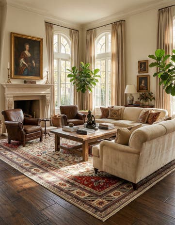 7' 11 x 11' 2 Hand Knotted Luribaft Rug
