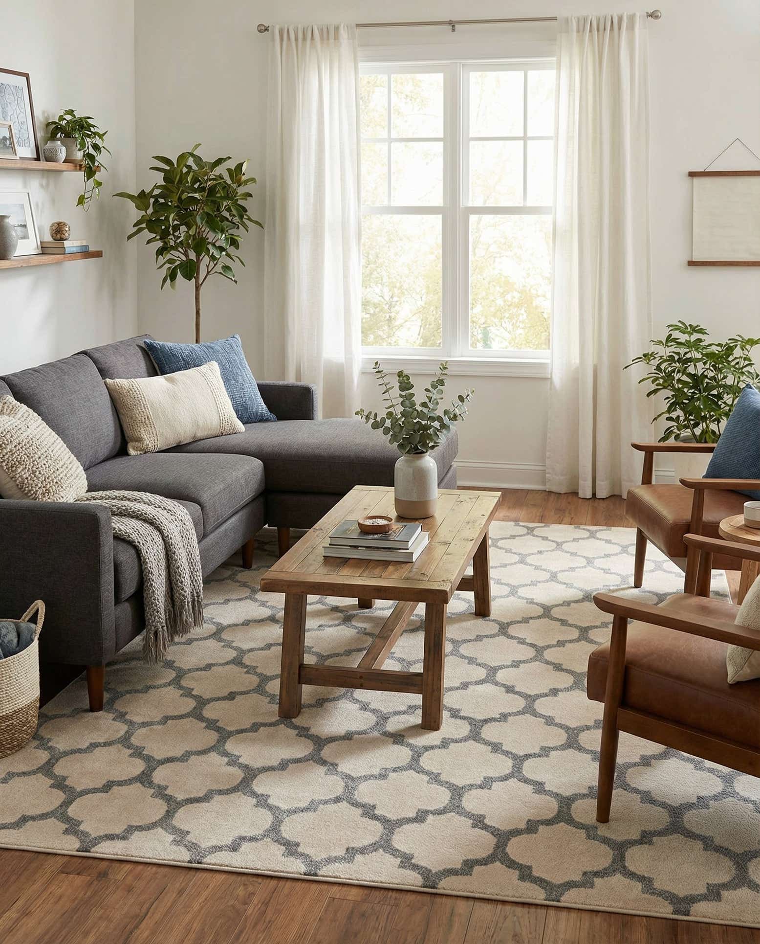9' x 12' Lattice Rug