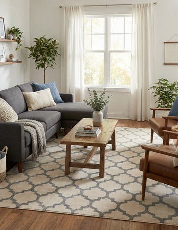 9' x 12' Lattice Rug
