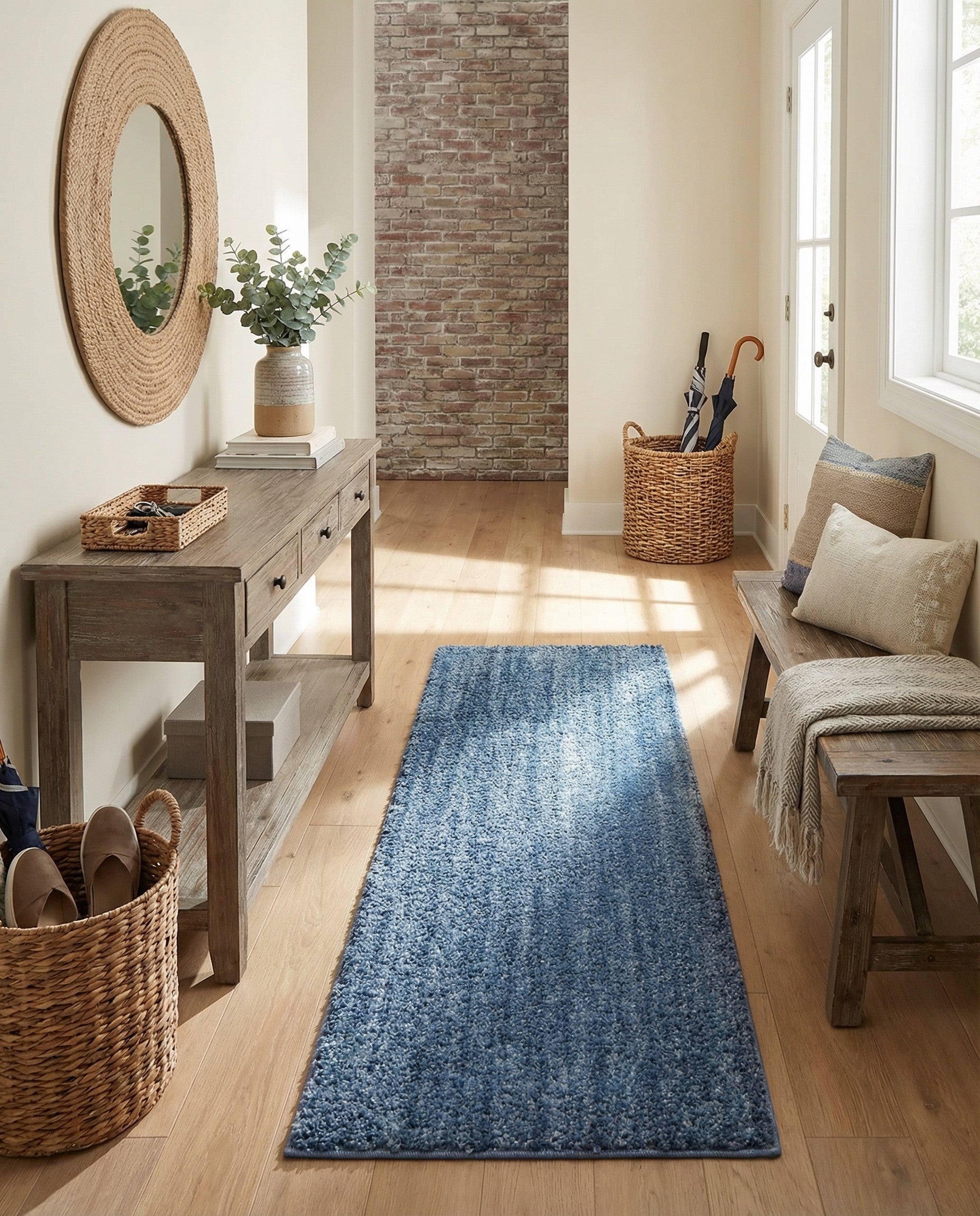  2' x 6' Jill Zarin Shaggy Chic Runner Rug