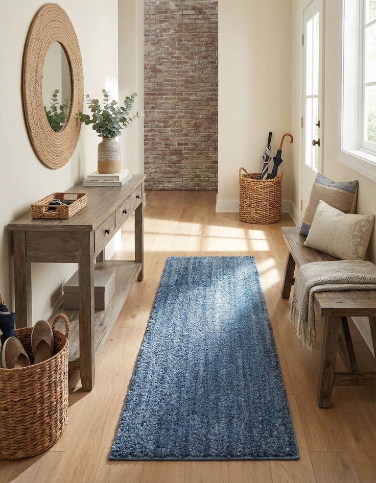 Detail image of 2' x 6' Jill Zarin Shaggy Chic Runner Rug