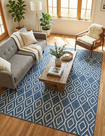 9' x 12' Easy-Clean Jill Zarin Turks and Caicos Indoor / Outdoor Rug