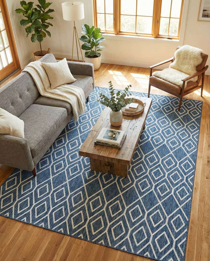 9' x 12' Easy-Clean Jill Zarin Turks and Caicos Indoor / Outdoor Rug