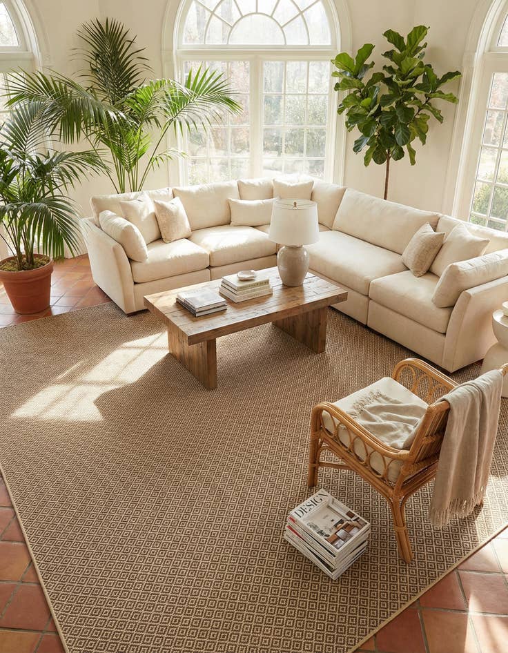 Detail image of  12' 8 x 12' 8 Dunes Square Rug