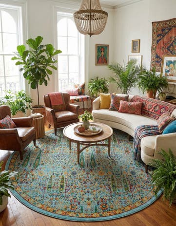 10' x 10' Calypso Round Rug