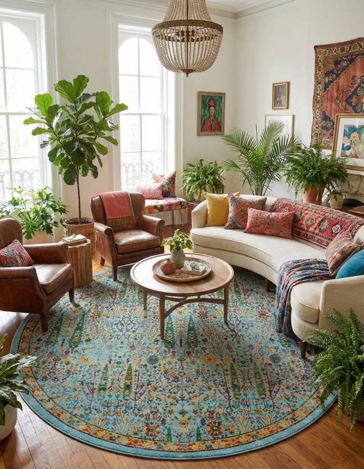 Detail image of  10' x 10' Calypso Round Rug