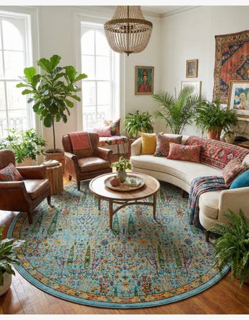 10' x 10' Calypso Round Rug
