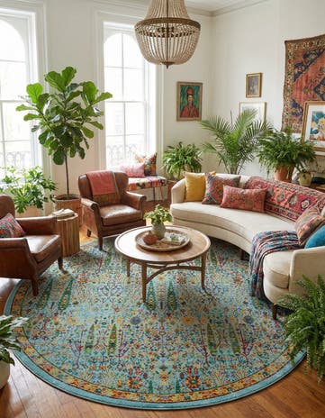 10' x 10' Calypso Round Rug
