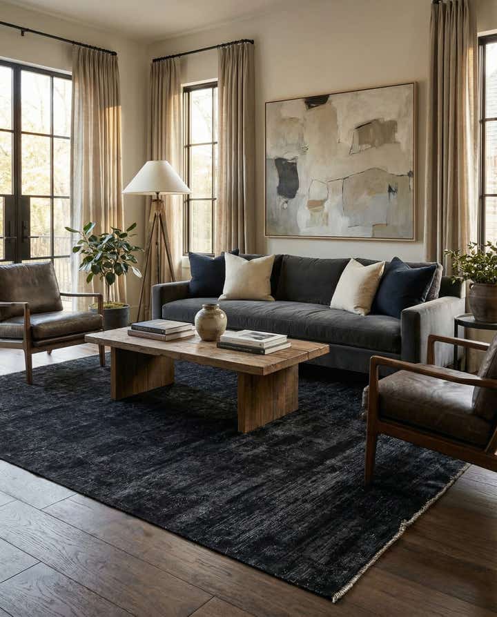 6' 2 x 8' 8 Hand Knotted Ultra Vintage Persian Wool Rug