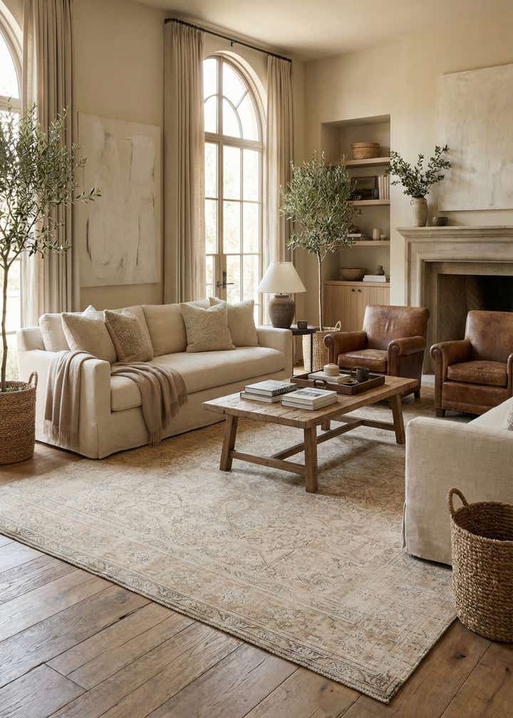 8' 2 x 11' Hand Knotted Ultra Vintage Persian Wool Rug