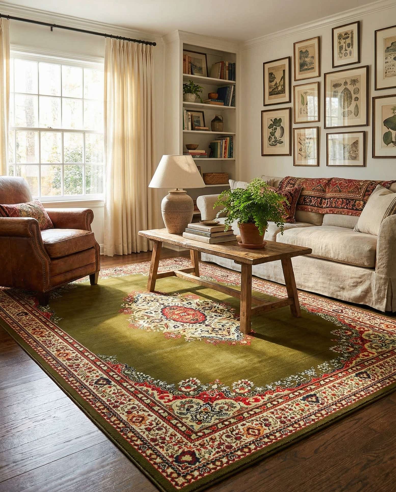 7' x 10' Mashad Design Rug